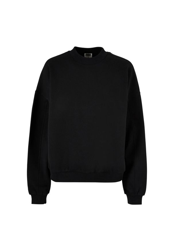 Urban Classics - Sweter Damski Organic Crew Neck Oversized Jumper. Kolor: czarny