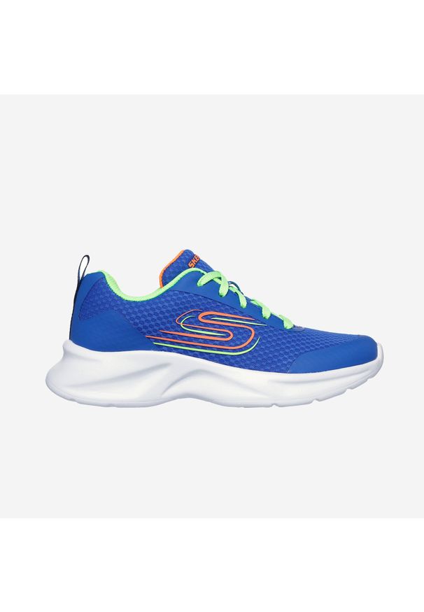 skechers - Buty dla dzieci Skechers Voronox. Okazja: na co dzień. Kolor: niebieski, zielony, wielokolorowy. Model: Skechers Sport. Sport: turystyka piesza