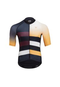 Silvini - Koszulka rowerowa męska SILVINI Mazzano. Kolor: fioletowy, wielokolorowy, czarny, żółty