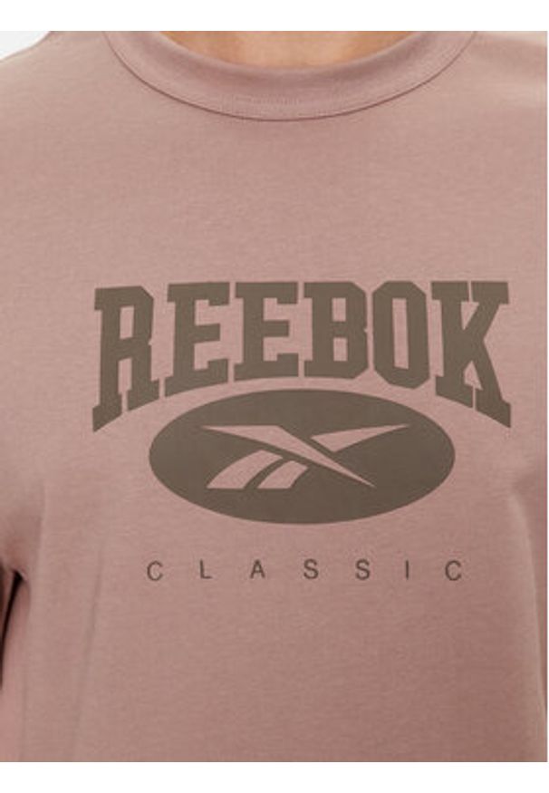 Reebok T-Shirt Archive Essentials IL8792 Beżowy Regular Fit. Kolor: beżowy. Materiał: bawełna