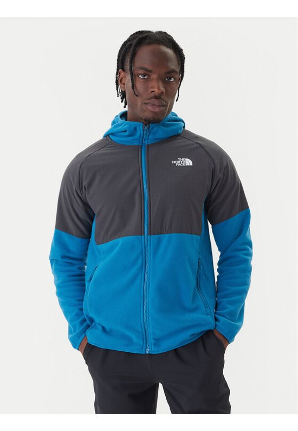 The North Face Polar Glacier NF0A89JJ Niebieski Regular Fit. Kolor: niebieski. Materiał: syntetyk