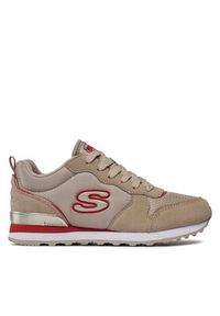 skechers - Skechers Sneakersy Step N Fly 155287/NAT Beżowy. Kolor: beżowy. Materiał: materiał #4