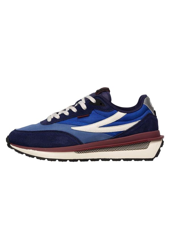 Buty do chodzenia męskie Fila Reggio. Kolor: niebieski. Materiał: guma, skóra, tkanina, materiał, syntetyk. Sport: turystyka piesza