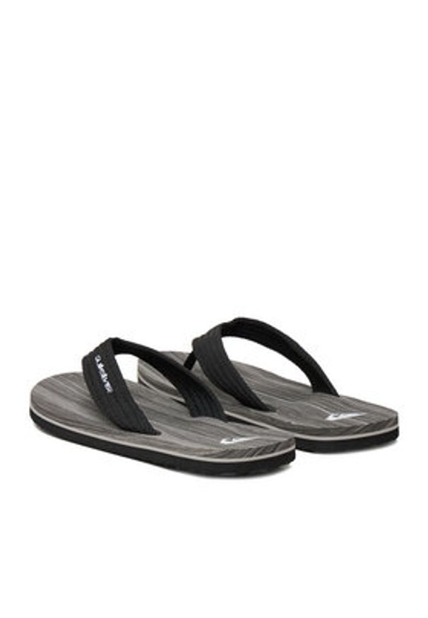Quiksilver Japonki 877075A Czarny. Kolor: czarny. Materiał: materiał