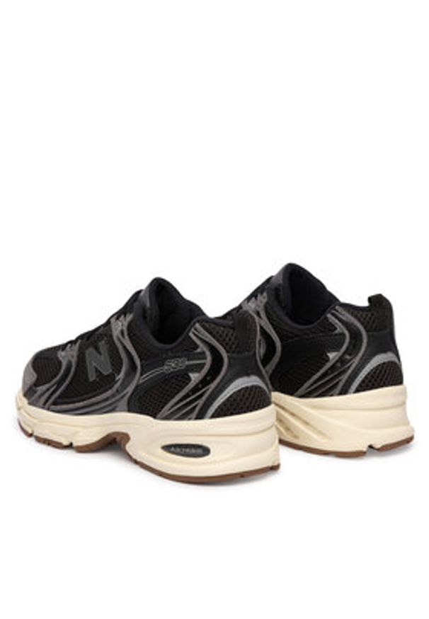 New Balance Sneakersy U5309TN Czarny. Kolor: czarny. Materiał: skóra, zamsz