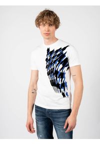 Les Hommes T-shirt | LF224306-0700-1007 | Grafic Print | Mężczyzna | Biały. Okazja: na co dzień. Kolor: biały. Materiał: bawełna. Wzór: nadruk. Styl: casual #3