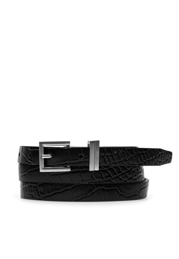 Gino Rossi - Pasek Damski GINO ROSSI. Kolor: czarny