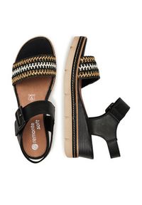 Remonte Sandały D2L55-03 Czarny. Kolor: czarny. Materiał: skóra #3