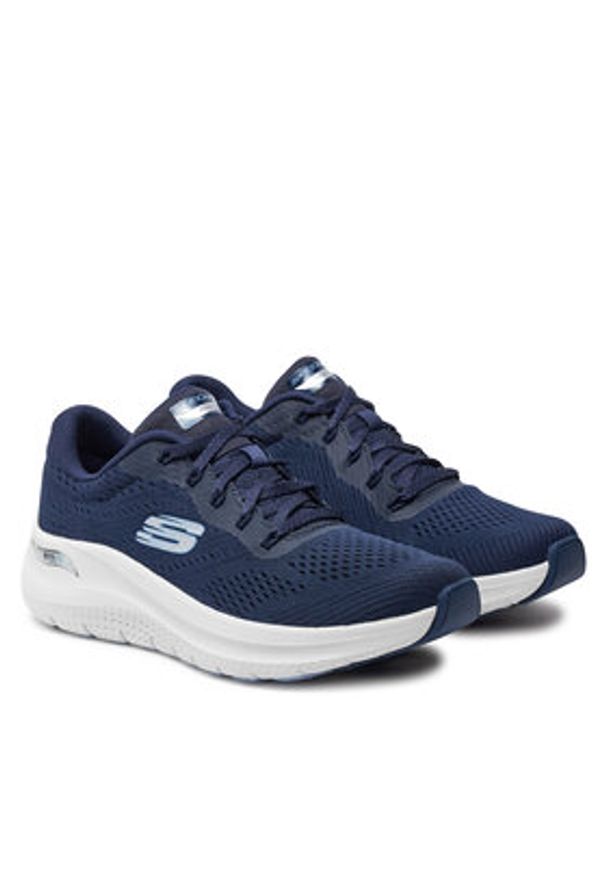 skechers - Skechers Sneakersy Arch Fit 2.0-Big League 150051 Granatowy. Kolor: niebieski. Materiał: materiał, mesh