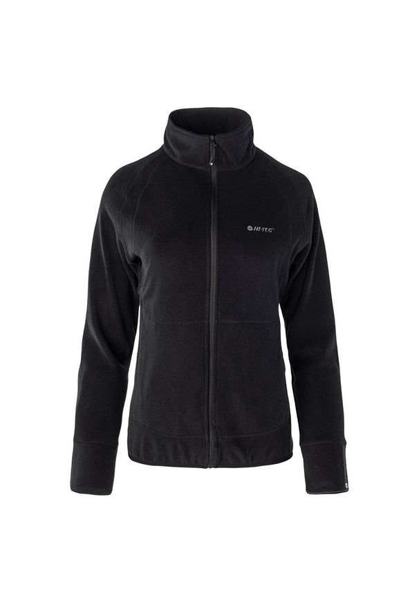 Hi-tec - Bluza Polarowa Damska Rani. Kolor: czarny. Materiał: polar. Sezon: zima. Sport: turystyka piesza