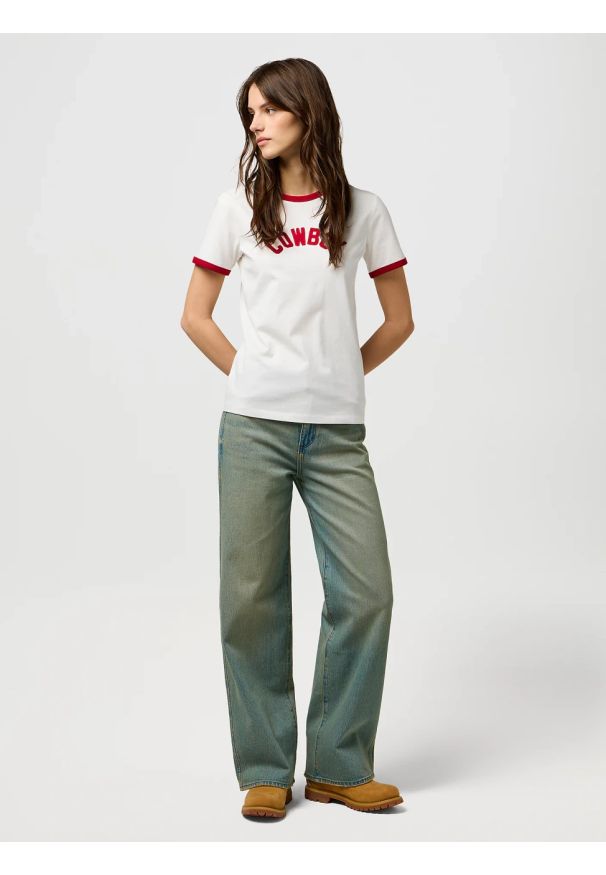 Wrangler - DAMSKIE SPODNIE WRANGLER LOOSE STRAIGHT SILVER LAKE 112371183