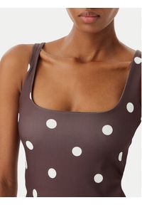 Vero Moda Top Million 10305800 Brązowy Regular Fit. Kolor: brązowy. Materiał: syntetyk #5