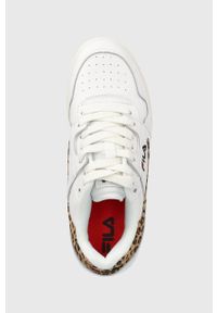 Fila sneakersy skórzane Arcade kolor biały. Nosek buta: okrągły. Zapięcie: sznurówki. Kolor: biały. Materiał: skóra