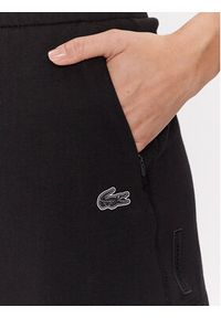Lacoste Szorty sportowe GF5378 Czarny Regular Fit. Kolor: czarny. Materiał: bawełna