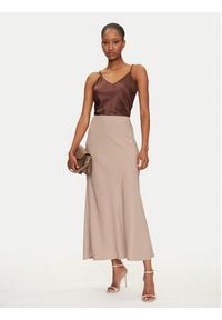 only - ONLY Spódnica maxi Chigo 15338282 Beżowy Regular Fit. Kolor: beżowy. Materiał: wiskoza #4