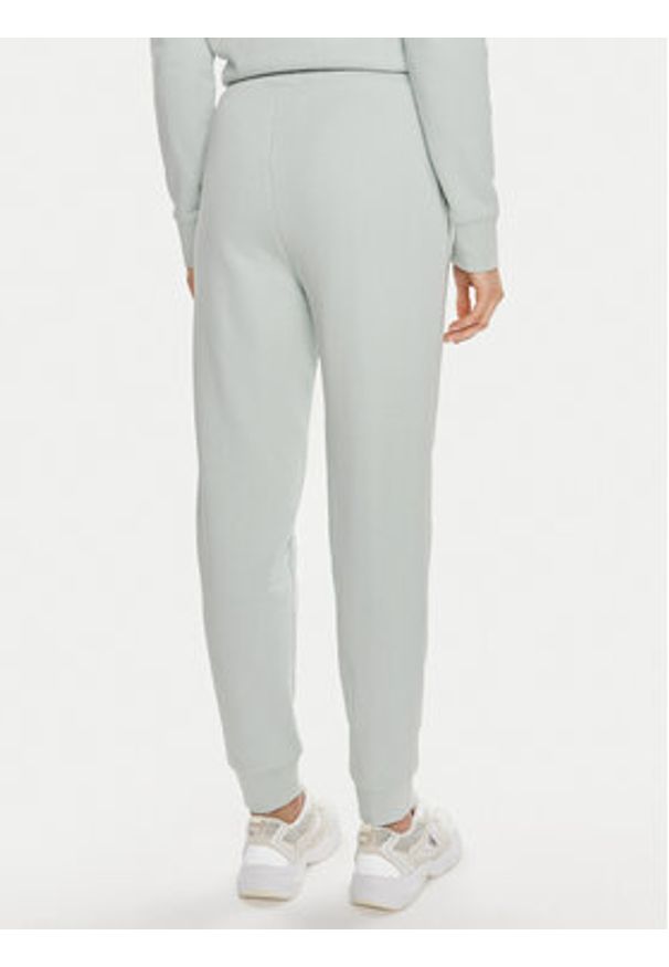 Calvin Klein Spodnie dresowe Micro Logo K20K206632 Zielony Regular Fit. Kolor: zielony. Materiał: bawełna