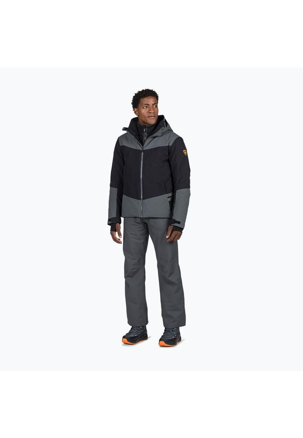 Kurtka narciarska męska Rossignol Wispile. Kolor: czarny. Sezon: zima. Styl: wakacyjny