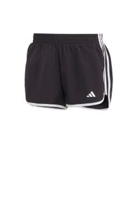 Adidas - Marathon 20 Running Shorts. Kolor: czarny, biały, wielokolorowy. Materiał: materiał. Sport: bieganie