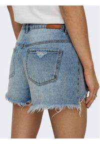 only - ONLY Szorty jeansowe Pacy 15256232 Niebieski Regular Fit. Kolor: niebieski. Materiał: bawełna, jeans #6