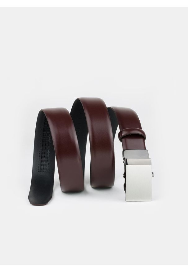 Pako Lorente - PAKO LORENTE – Pasek męski P000B-PX-805-A. Materiał: skóra. Styl: elegancki