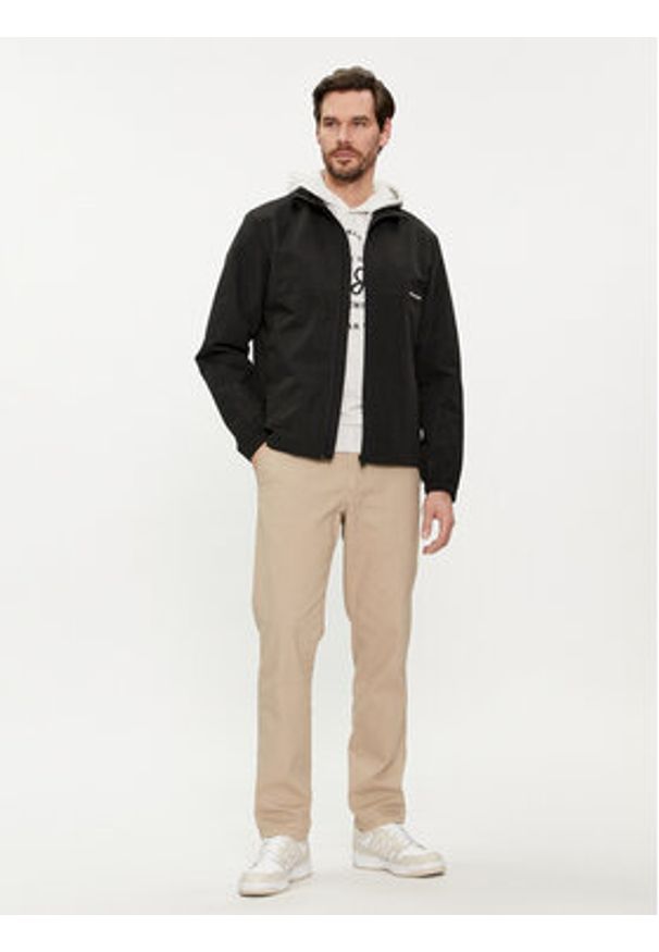Jack & Jones - Jack&Jones Kurtka przejściowa Alex 12249382 Czarny Regular Fit. Kolor: czarny. Materiał: syntetyk