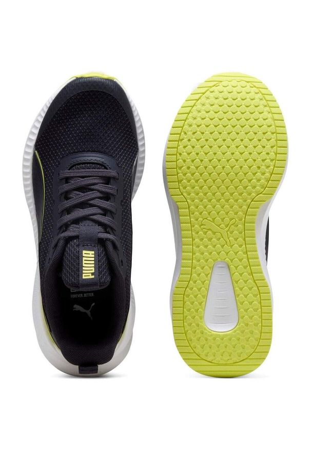 Adidasy Puma Flyer Lite 3 Jr, Dzieci. Okazja: na uczelnię. Kolor: czarny. Materiał: materiał. Sport: joga i pilates