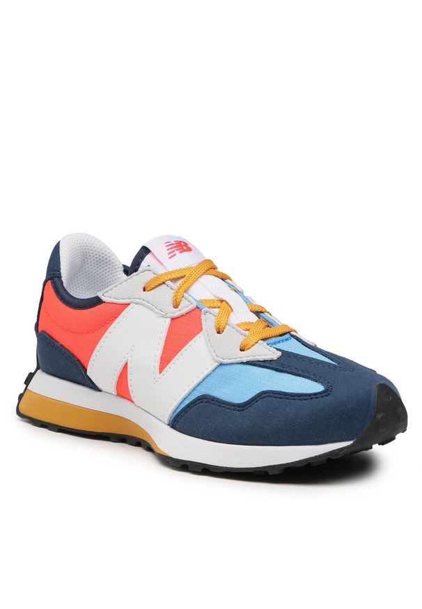 Sneakersy New Balance GS327SH Kolorowy. Materiał: materiał. Wzór: kolorowy