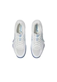 Buty do squasha męskie Asics Blade FF. Kolor: biały, wielokolorowy, niebieski