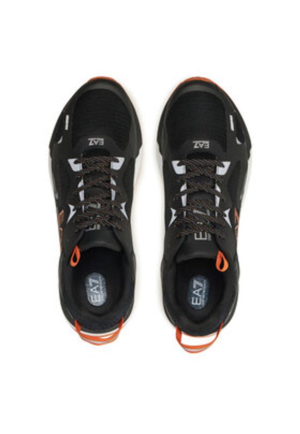 EA7 Emporio Armani Sneakersy X8X156 XK360 U017 Czarny. Kolor: czarny. Materiał: materiał