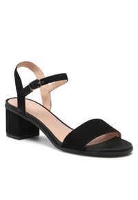 Geox Sandały D Aurely 50 B D25RXB 00021 C9999 Czarny. Kolor: czarny. Materiał: zamsz, skóra #8