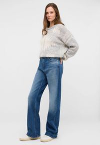 Damskie Spodnie Jeansowe Mustang Style Madison Wide Denim Blue 1016931 5000 582 #6