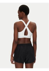Under Armour Biustonosz sportowy Crossback Mid Bra 1361034 Biały. Kolor: biały. Materiał: syntetyk #5