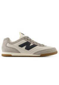 Buty unisex New Balance URC42PMB – beżowe. Okazja: na co dzień. Kolor: beżowy. Materiał: guma, skóra, syntetyk, materiał. Szerokość cholewki: normalna