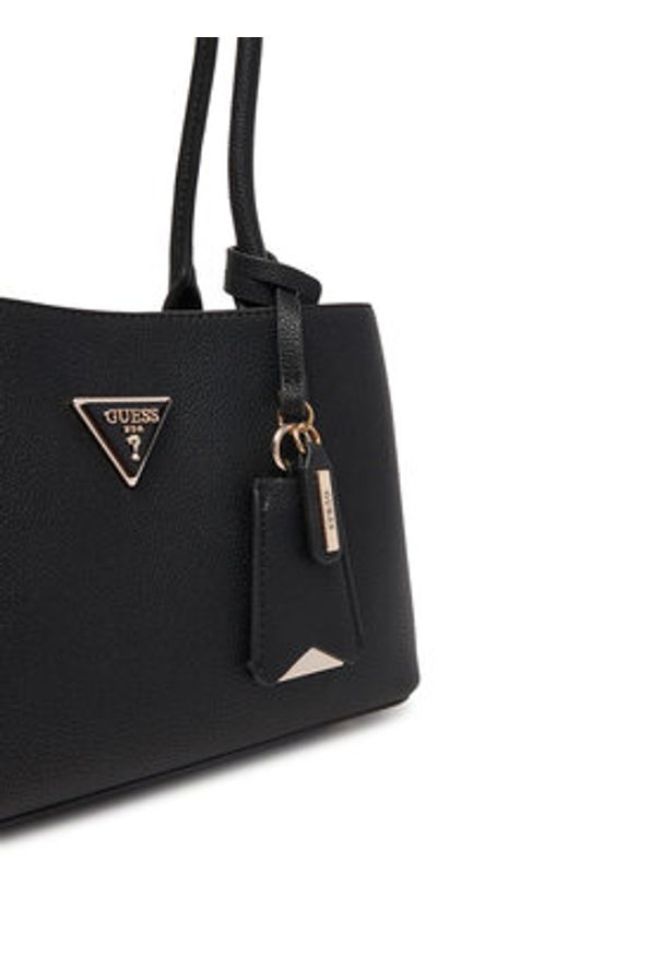 Guess Torebka Meridian II HWBG69 74090 Czarny. Kolor: czarny. Materiał: skórzane