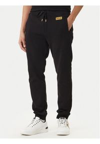 Versace Jeans Couture Spodnie dresowe 80GAAT04 CF01T Czarny Regular Fit. Kolor: czarny. Materiał: bawełna #1