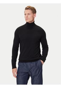 Marc O'Polo Denim Golf 5000007221 Czarny Regular Fit. Typ kołnierza: polo, golf. Kolor: czarny. Materiał: wełna #1