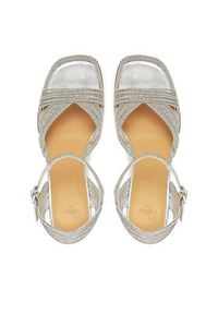 Castañer Espadryle Valle/142 023116 Srebrny. Kolor: srebrny. Materiał: materiał #6
