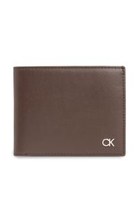 Calvin Klein Duży Portfel Męski Metal Ck K50K511692 Czarny. Kolor: czarny