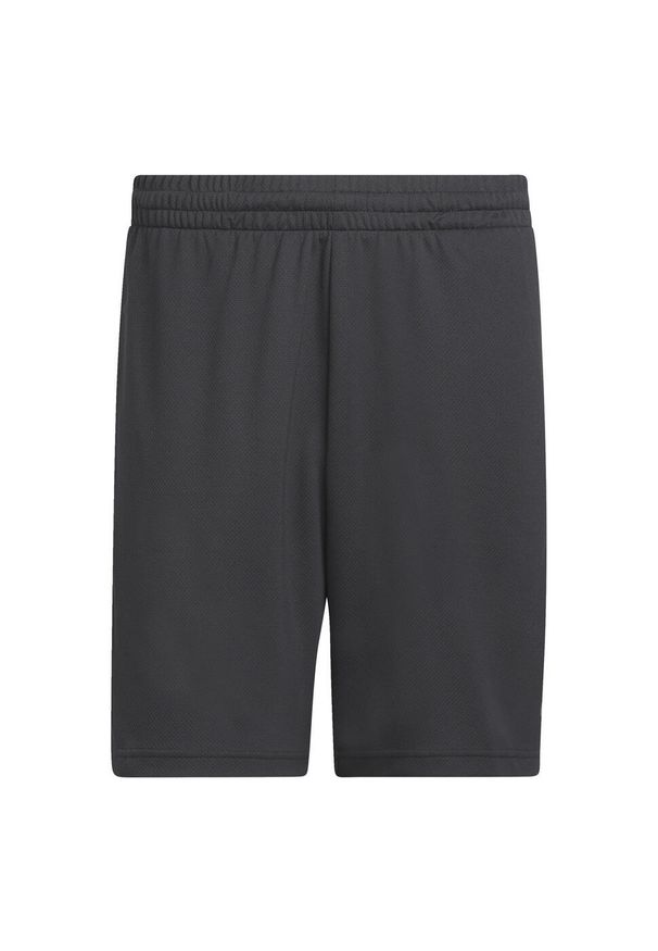 Adidas - Basketball Badge of Sport Shorts. Kolor: szary, biały, wielokolorowy. Materiał: materiał. Sport: koszykówka