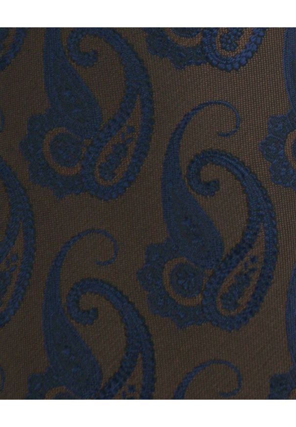Krawat Męski - Angelo di Monti - Brąz, Paisley. Kolor: brązowy, beżowy, wielokolorowy. Materiał: tkanina. Wzór: paisley. Styl: elegancki, wizytowy