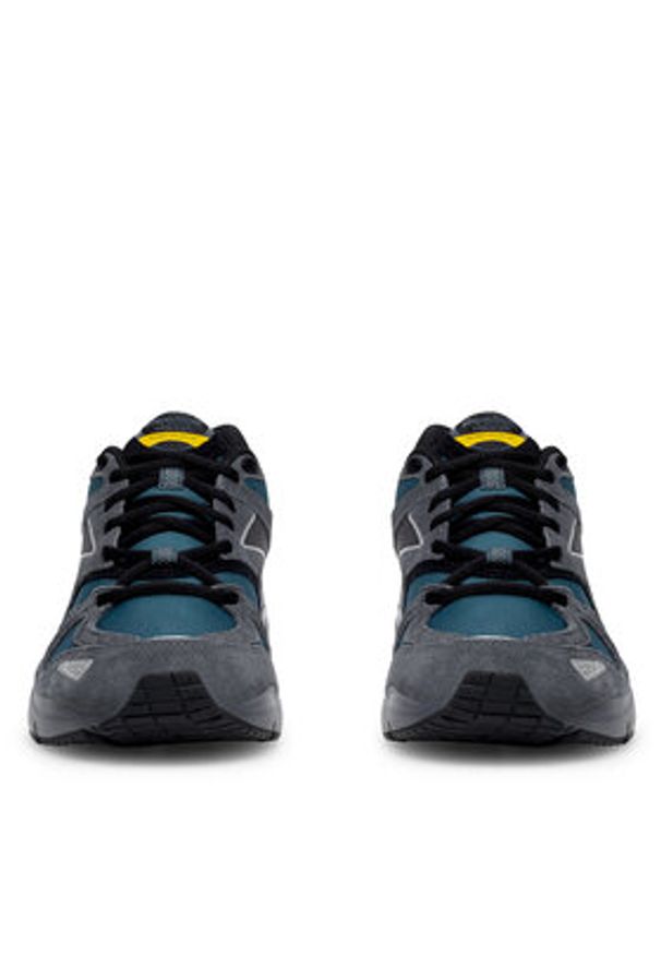 Reebok Sneakersy 100070274-W Kolorowy. Materiał: skóra, zamsz. Wzór: kolorowy