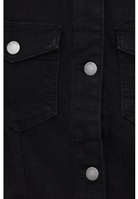 JDY sukienka jeansowa kolor czarny mini prosta. Okazja: na co dzień. Kolor: czarny. Materiał: jeans. Typ sukienki: proste. Styl: casual. Długość: mini #3
