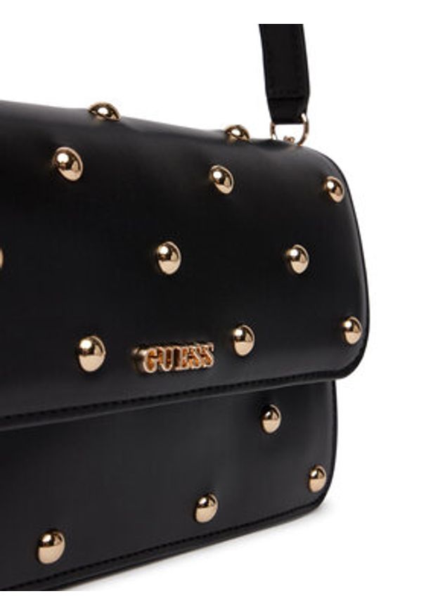 Guess Torebka Sadie HWVG81 18190 Czarny. Kolor: czarny. Materiał: skórzane