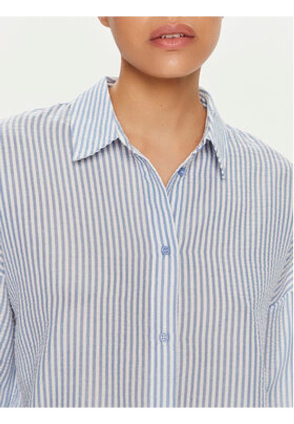 Noisy may - Noisy May Koszula 27029914 Niebieski Oversize. Kolor: niebieski. Materiał: syntetyk