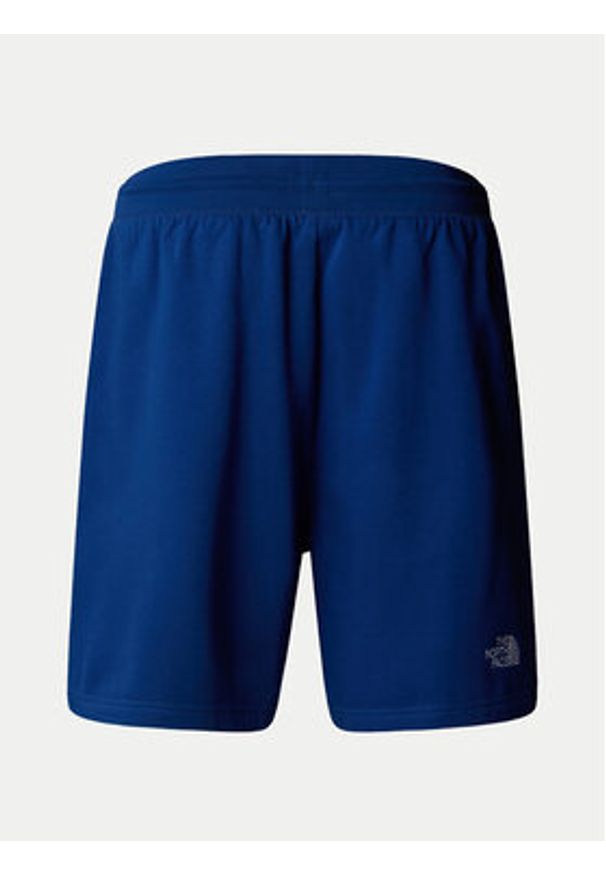 The North Face Szorty sportowe Essential NF0A8C2G Niebieski Loose Fit. Kolor: niebieski. Materiał: bawełna. Styl: sportowy