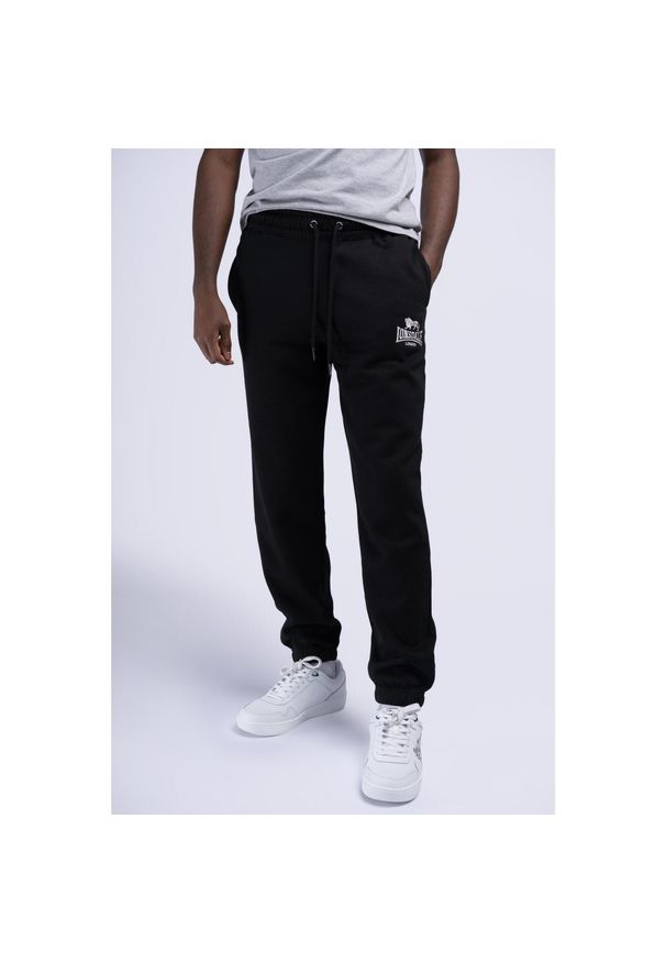 Spodnie do biegania Lonsdale Saintfield. Kolor: czarny, wielokolorowy, biały. Materiał: dresówka