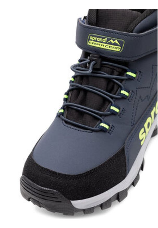 Sprandi Trzewiki WINTER WAVE CP86-25067 Granatowy. Kolor: niebieski. Materiał: materiał