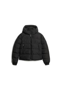 Damska kurtka puchowa Superdry Hooded Sports. Kolor: czarny. Materiał: puch #1