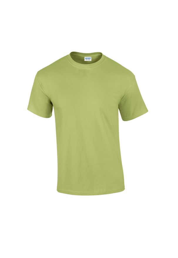 GILDAN - Ultra Bawełniana Koszulka Unisex Dla Dorosłych. Kolor: żółty, wielokolorowy, zielony. Materiał: bawełna. Sport: turystyka piesza