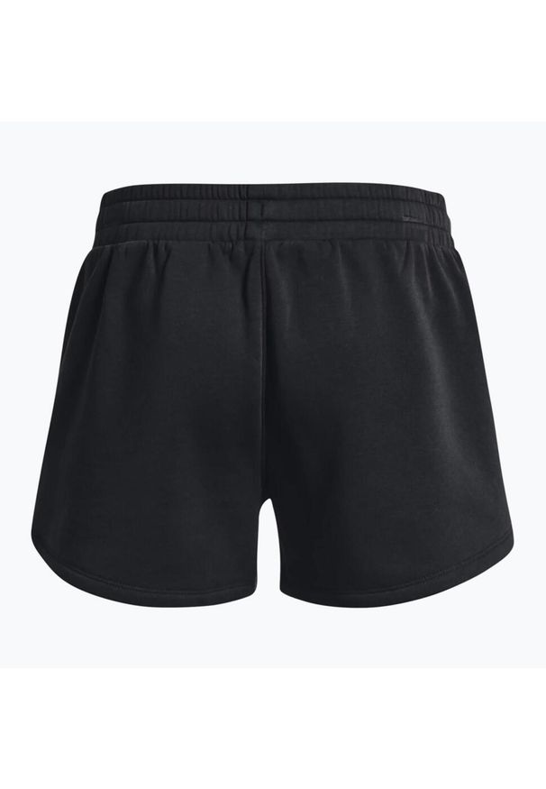 Spodenki fitness damskie Under Armour Rival Fleece. Kolor: czarny. Sport: fitness